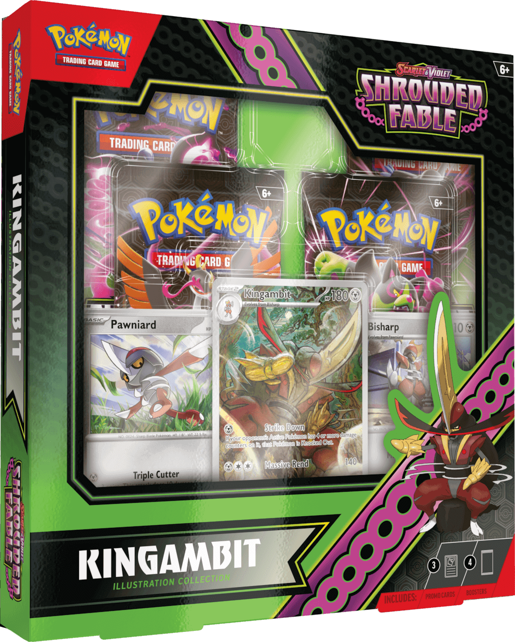 Pokemon Shrouded Fable IllustrationCollection Kingambit